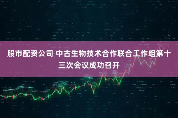 股市配资公司 中古生物技术合作联合工作组第十三次会议成功召开